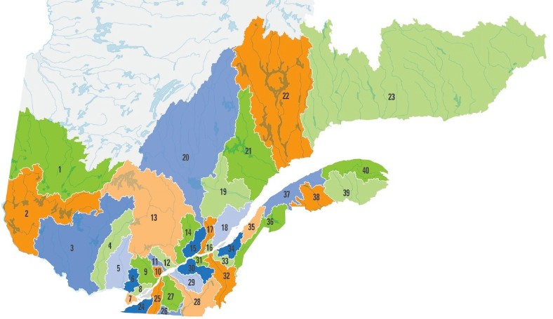 Les organismes de bassins versants du Québec