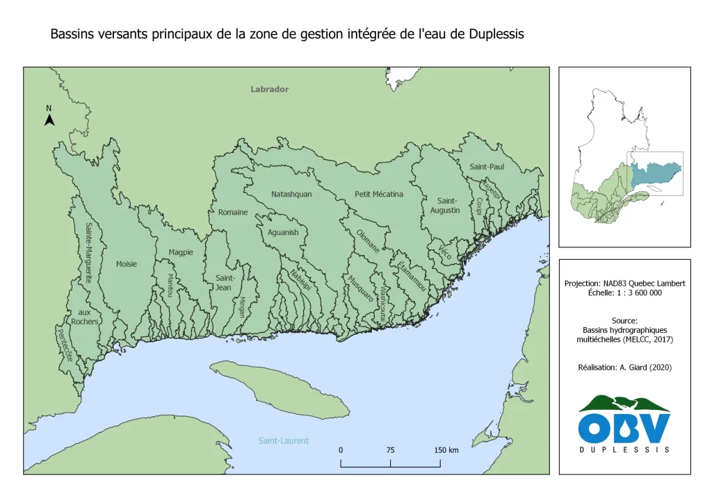 Organisme de bassins versants Duplessis (OBVD)