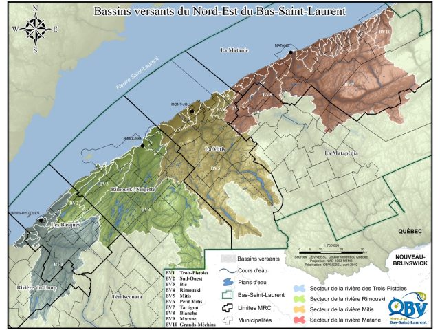 Organisme des bassins versants du nord-est du Bas-Saint-Laurent (OBVNEBSL)